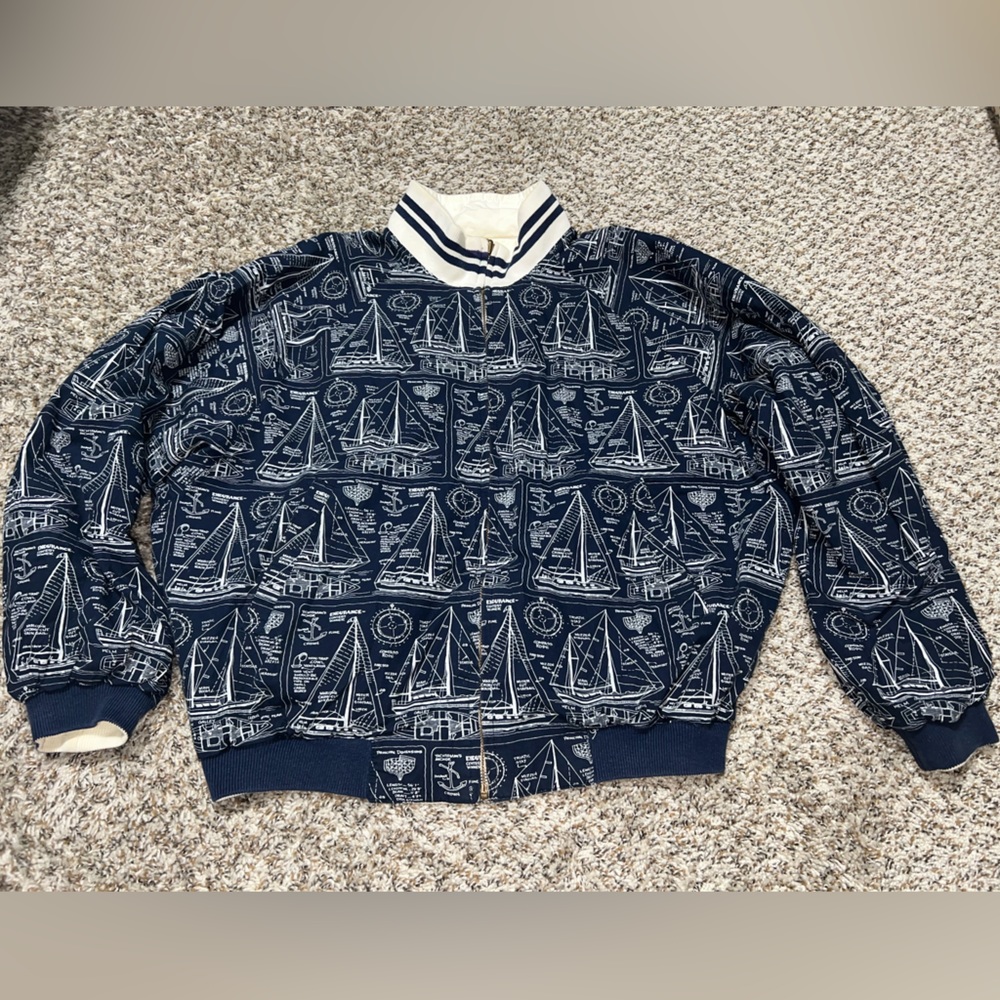 Vintage Nautica Reversible Jacket